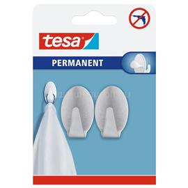 TESA Akasztó, műanyag ovális, L méret, metál, 2 db Tesa TESA_34328 small
