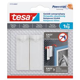 TESA Akasztószög öntapadós, érzékeny felületekhez 1 kg teherbírású 2 darab/bliszter Powerstrips TESA_47028 small