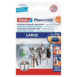 TESA Powerstrips 50x20mm 10db kétoldalas ragasztócsík 58000-00132-20 small