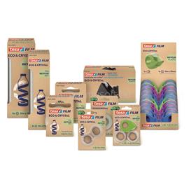 TESA Ragasztószalag 19mmx10m irodai átlátszó újrahasznosított Eco & Crystal 2db/bliszter TESA_55645 small