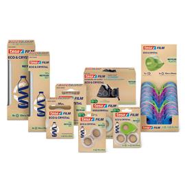 TESA Ragasztószalag 19mmx10m irodai átlátszó újrahasznosított Eco & Crystal 8db/doboz TESA_55641 small