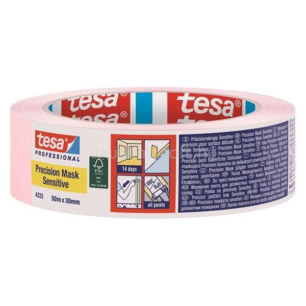 TESA Sensitive 50mx30mm rózsaszín ragasztószalag