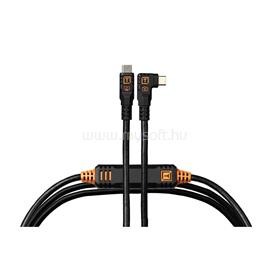 TETHER TOOLS TetherPro Optima 10G USB-C, 4.6m, Straight to Right, (fekete) CUC15RTG2-BLK small