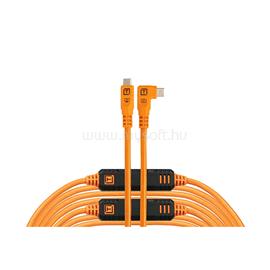 TETHER TOOLS TetherPro Optima 10G USB-C, 9.4m, Straight to Right, (narancs) CUC31RTG2-ORG small