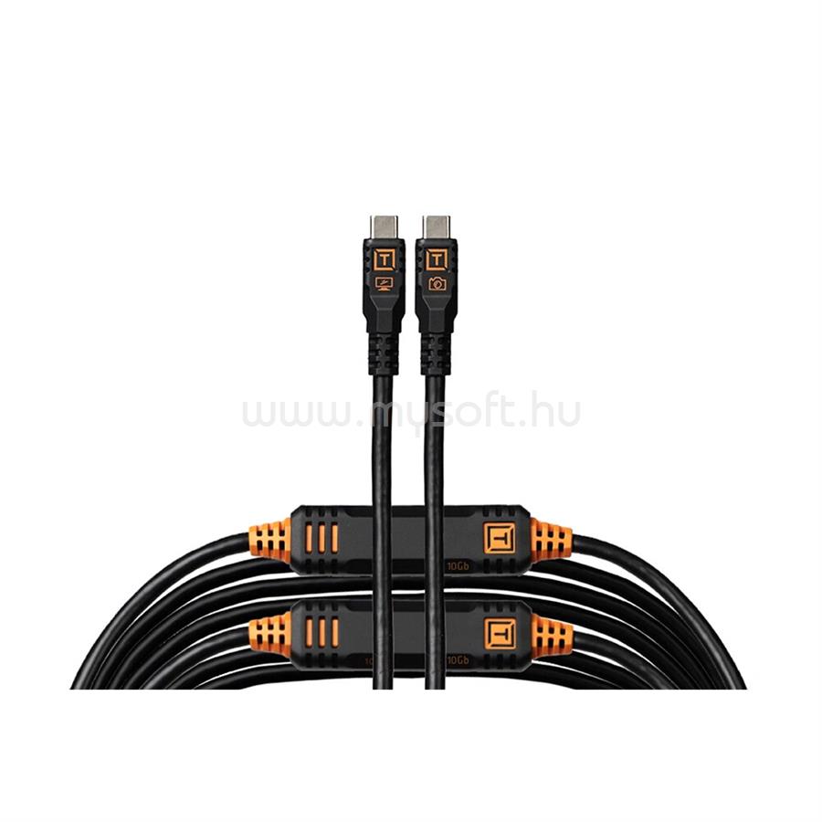 TETHER TOOLS TetherPro Optima 10G USB-C, 9.4m, Straight to Straight (fekete)
