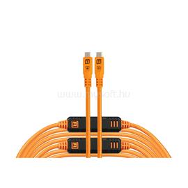 TETHER TOOLS TetherPro Optima 10G USB-C, 9.4m, Straight to Straight (narancs) CUC31G2-ORG small