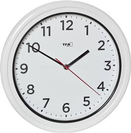 TFA DOSTMANN Kvarc Szabadtéri óra 33 cm x 52 mm Fehér fröccsenő víz ellen védett 60.3078.02 small
