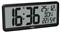 TFA DOSTMANN Rádiójel vezérlésű Falióra 356 mm x 161 mm x 27 mm Fekete Nagy kijelző 60.4525.01 small