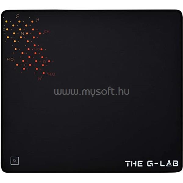 THE G-LAB Egérpad - PAD CEASIUM (450x400x3mm; fekete,)