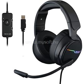 THE G-LAB KORP THALLIUM 7.1 vezetékes  headset (mikrofon, USB, 2,4m harisnyázott kábel, hangerőszabályzó, nagy-párnás, RGB) GL-KORP-THALLIUM small
