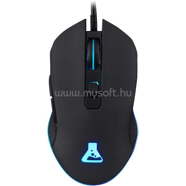 THE G-LAB KULT HELIUM RGB gamer vezetékes egér (fekete)