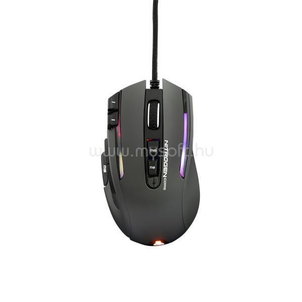 THE G-LAB KULT NITRO CORE RGB gamer vezetékes egér (fekete)