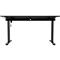 THE G-LAB K DESK PLATINIUM gamer asztal (140x75cm, fém, pohár, fejhallgatótartó, fekete, motoros magasság áll., RGB) K-DESK-PLATINIUM small