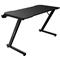 THE G-LAB K-DESK YTTRIUM gamer asztal (120x60cm, fém, pohártartó, fejhallgatótartó, fekete) K-DESK-YTTRIUM small