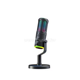 THE G-LAB K-MIC-NEON mikrofon (3.5mm Jack csatlakozó, RGB, DUAL-CHANNEL CARDIOID, ENC, fekete) K-MIC-NEON small