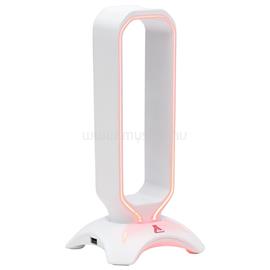 THE G-LAB K-STAND-RADON-W fejhallgató állvány (fehér, 2xUSB3.0, műanyag) K-STAND-RADON-W small