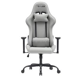 THE G-LAB KS PLATINIUM GREY gamer szék (szürke-fekete; állítható magasság; áll. kartámasz) KS-PLATINIUM-GREY small