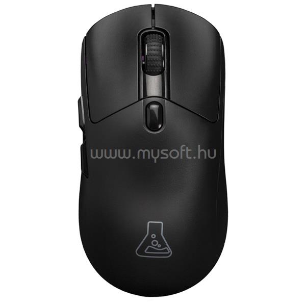 THE G-LAB KULT-TITAN-B vezeték nélküli gamer egér (12000 DPI, Pixart PAW 3311, USB/2,4Ghz/Bluetooth, RGB LED, fekete)