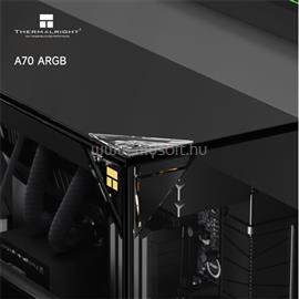 THERMALRIGHT A70 ARGB táp nélküli ablakos Mid Tower számítógépház fekete TR-A70_ARGB small