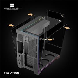 THERMALRIGHT A70 VISION táp nélküli ablakos Mid Tower számítógépház fekete TR-A70_VISION small