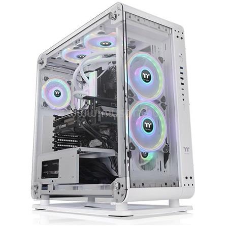 THERMALTAKE Core P6 TG Snow fehér (táp nélküli) ablakos ATX ház
