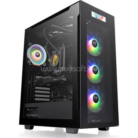 THERMALTAKE Divider 550 TG Ultra fekete (táp nélküli) ablakos ATX ház