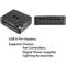 THERMALTAKE H200 Internal 6-portos USB2.0 hub (fekete) PS-ACC-IU2H00R-2 small