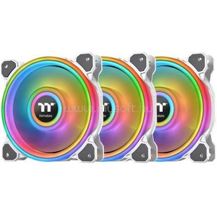 THERMALTAKE Riing Quad 14 RGB Radiator Fan TT Premium Edition 3 Fan Pack radiátor hűtő (fehér)