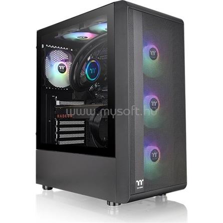 THERMALTAKE S200 TG ARGB fekete (táp nélküli) ablakos ATX ház