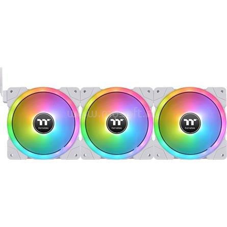 THERMALTAKE SWAFAN EX14 RGB TT Premium Edition (3-Fan Pack) rendszerhűtő ventilátor kit (fehér)