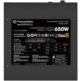 THERMALTAKE tápegység Toughpower Grand RGB Sync Edition 650W moduláris 80+ Gold PS-TPG-0650FPCGEU-S small