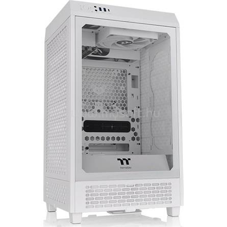 THERMALTAKE The Tower 200 Snow fehér (táp nélküli) ablakos mini-ITX ház