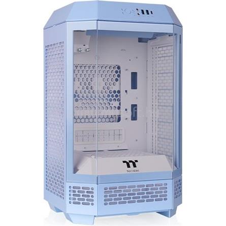 THERMALTAKE The Tower 250 Hydrangea Blue kék (táp nélküli) ablakos Mini-ITX ház
