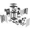 THERMALTAKE The Tower 900 fekete (táp nélküli) ablakos E-ATX ház CA-1H1-00F1WN-00 small