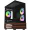 THERMALTAKE View 170 WS ARGB táp nélküli ablakos MT Mini Tower számítógépház fekete CA-1Z4-00M1WN-WS small