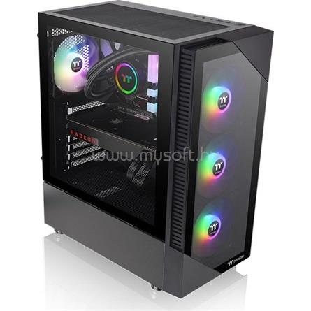 THERMALTAKE View 200 TG ARGB fekete (táp nélküli) ablakos ATX ház