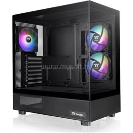 THERMALTAKE View 270 Plus TG ARGB táp nélküli ablakos Mid Tower számítógépház fekete CA-1Y7-00M1WN-01 small