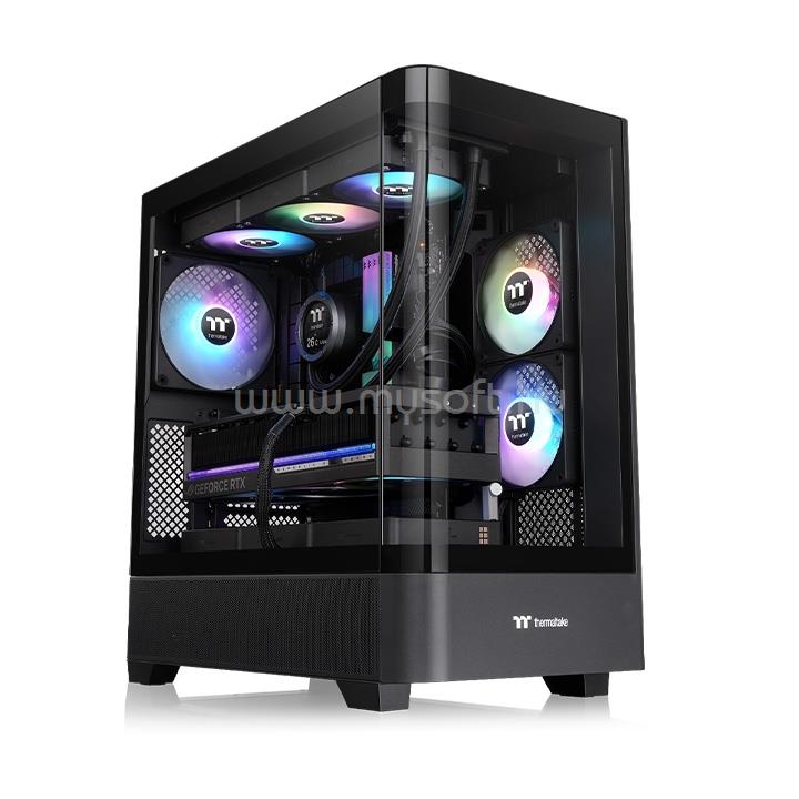 THERMALTAKE View 290 TG ARGB fekete (táp nélküli) ablakos ATX ház