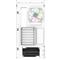THERMALTAKE View 290 TG ARGB táp nélküli ablakos Mid Tower számítógépház fehér CA-11G-00M6WN-00 small