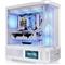 THERMALTAKE View 370 TG ARGB Snow táp nélküli ablakos Mid Tower számítógépház fehér CA-11N-00M6WN-00 small
