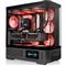 THERMALTAKE View 370 TG ARGB táp nélküli ablakos Mid Tower számítógépház fekete CA-11N-00M1WN-00 small