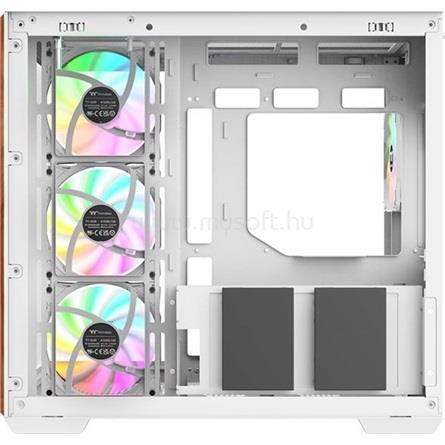 THERMALTAKE View 380 WS ARGB Snow táp nélküli ablakos Mid Tower számítógépház fehér
