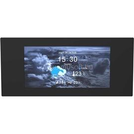 THERMALTAKE View 600 TG táp nélküli ablakos Full Tower számítógépház fekete 6"-os LCD kijelzővel CA-11H-00F1WN-00+AC-080-OO1NAN-A1 small