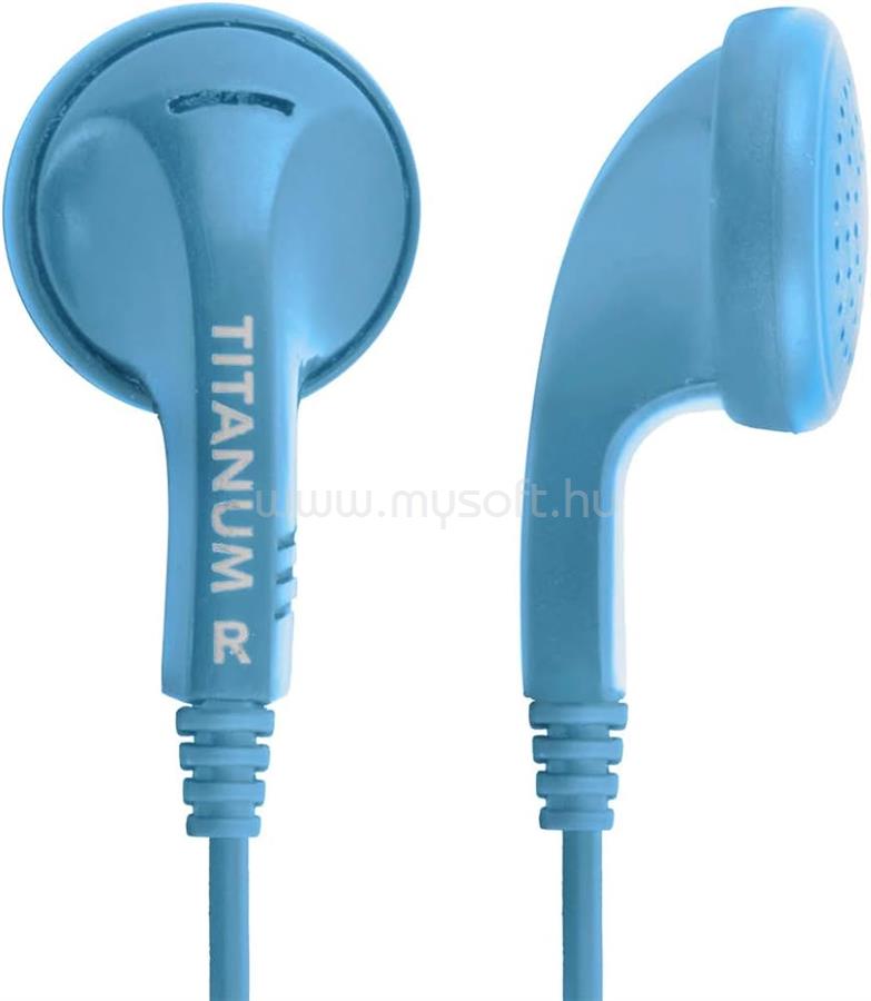 TITANUM sztereó fülhallgató (kék)