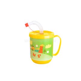 TITIZ IRIS FUNNY bögre tetővel, szívószállal 350ml AP-9484 AP-9484 small