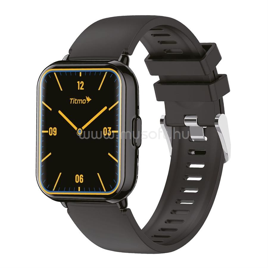 TITMO E-100 okosóra (TFT, Bluetooth-hívás) fekete