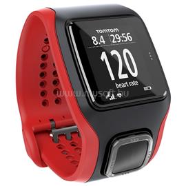 TOMTOM Multi-Sport Cardio GPS okosóra pedálfordulat/sebesség-érzékelővel és magasságmérővel - fekete/piros 1RH0.001.02 small