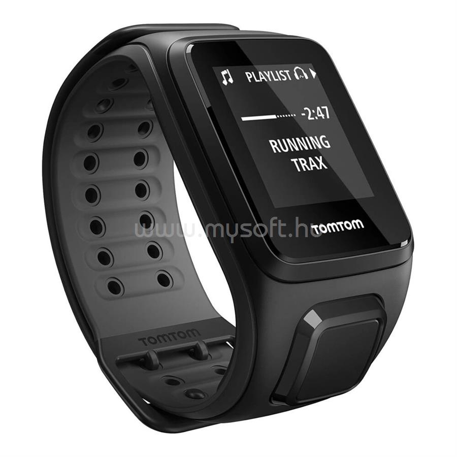 TOMTOM Runner 2 Music okosóra, fekete/antracit, S (121-175mm) méret