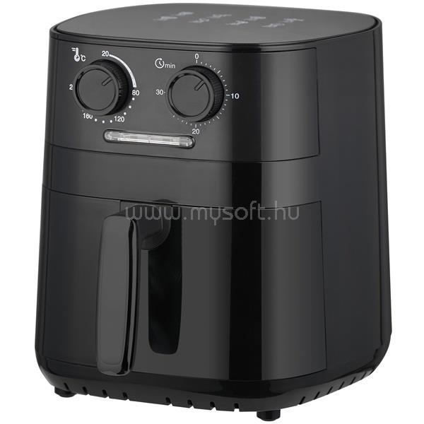 TOO AF-300-B-1400 W 3,2 L forrólevegős sütő (fekete)