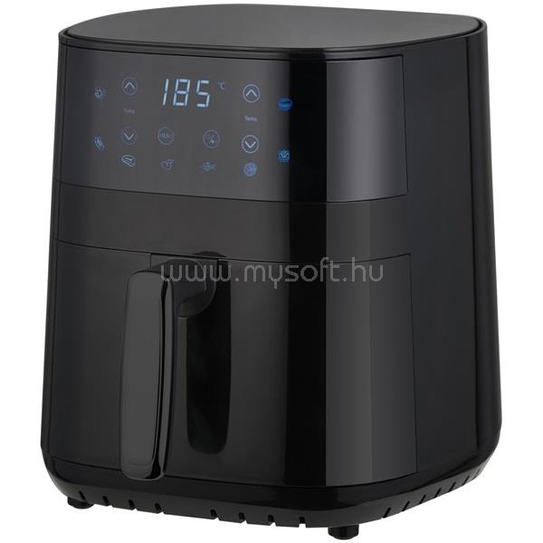 TOO AF-350-B-1400 W 3,2 L forrólevegős sütő digitális vezérléssel (fekete)